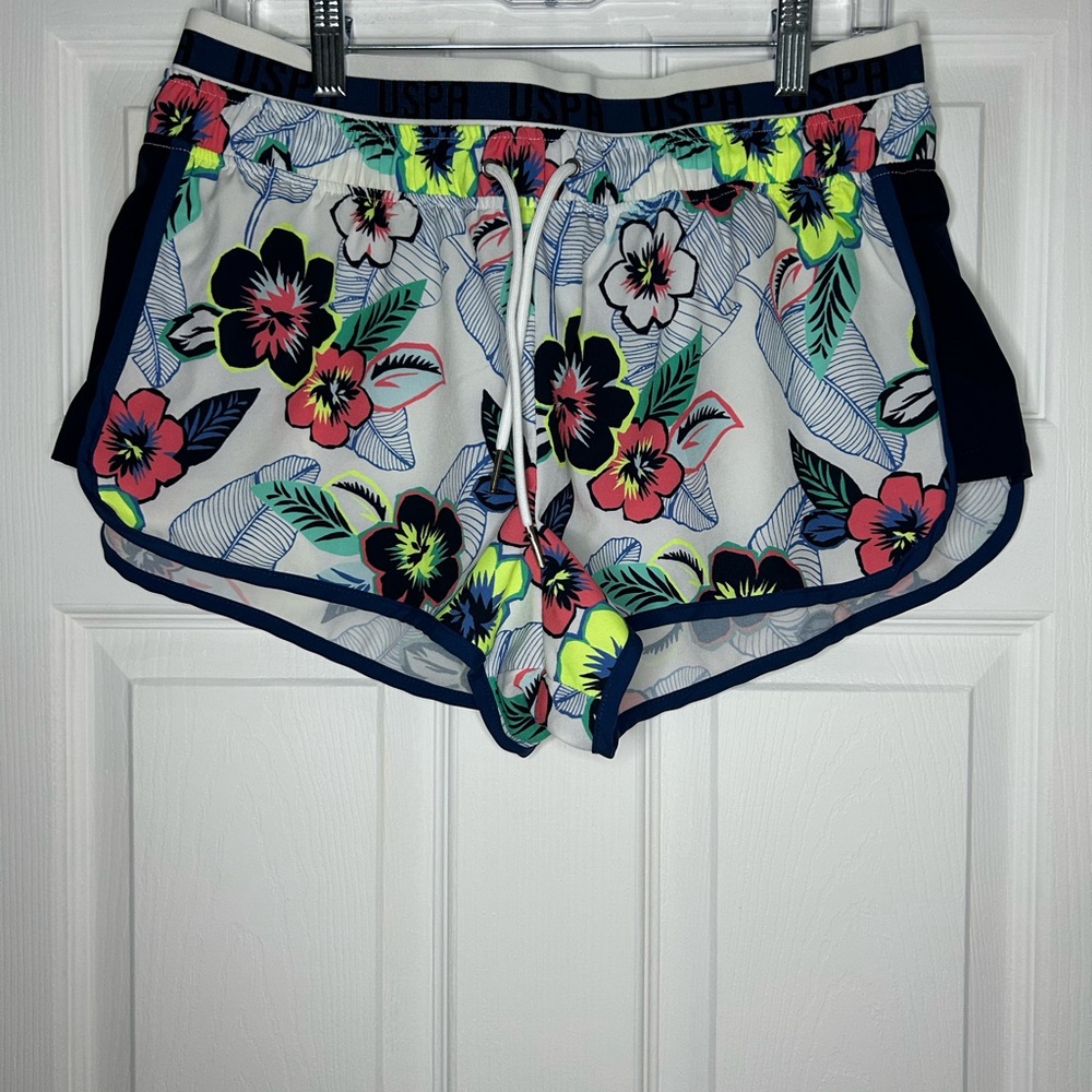 U.S. Polo Assn. Floral Print Athletic Shorts